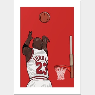 Michael Jordan Jumpshot Posters and Art